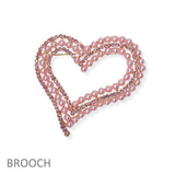 104591, HEART PEARL WITH CRYSTAL RHINESTONE PIN BROOCH