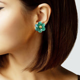 104614, FLOWER STUD EARRING