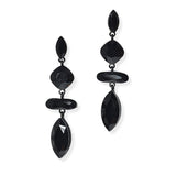 104646, GEOMETRIC RHINESTONE DROP DANGLE EARRING