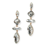 104646, GEOMETRIC RHINESTONE DROP DANGLE EARRING