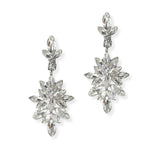 104674, MARQUISE ACCENT RHINESTONE DANGLE EARRING