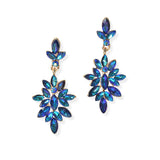 104674, MARQUISE ACCENT RHINESTONE DANGLE EARRING
