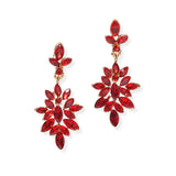 104674, MARQUISE ACCENT RHINESTONE DANGLE EARRING