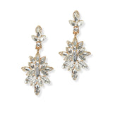 104674, MARQUISE ACCENT RHINESTONE DANGLE EARRING