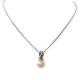 104696, PEARL DESIGNER INSPIRED PENDANT NECKLACE