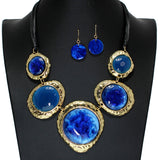 104713, GEOMETRIC CELLULOID ACETATE NECKLACE