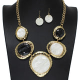 104713, GEOMETRIC CELLULOID ACETATE NECKLACE