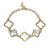 104728, CLOVER DESIGNER INSPIRED BRACELET