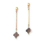 104758, CLOVER CHARM DANGLE EARRING