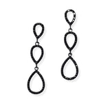 104776, CUTOUT TEARDROP CRYSTAL RHINESTONE DROP DANGLE EARRING