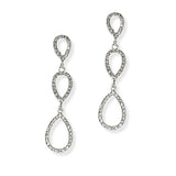 104776, CUTOUT TEARDROP CRYSTAL RHINESTONE DROP DANGLE EARRING
