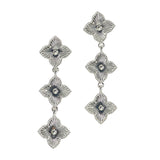 104779, FLOWER CLOVER DROP DANGLE EARRING