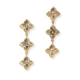 104779, FLOWER CLOVER DROP DANGLE EARRING
