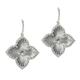 104780, FLOWER CLOVER DANGLE EARRING