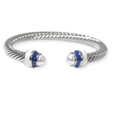 104787, PEARL ACCENT CABLE CUFF BRACELET