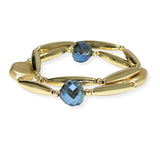104810, GLASS BEAD ACCENT MULTI LAYERED STRETCH BRACELET