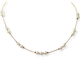 104819, DAINTY PEARL ACCENT NECKLACE