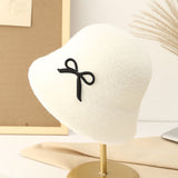 104830, RIBBON SOFT FUZZY FUR BUCKET HAT