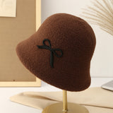 104830, RIBBON SOFT FUZZY FUR BUCKET HAT