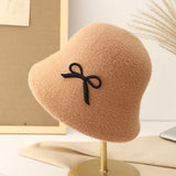 104830, RIBBON SOFT FUZZY FUR BUCKET HAT