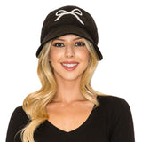104833, BOW ACCENT WIDE CAP HAT