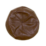 104834, PU LEATHER FLAT NEWSBOY CAP