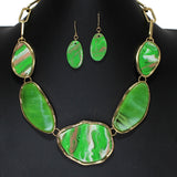 104837, GEOMETRIC CELLULOID ACETATE NECKLACE