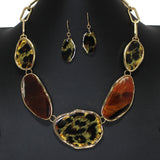 104837, GEOMETRIC CELLULOID ACETATE NECKLACE