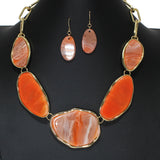 104837, GEOMETRIC CELLULOID ACETATE NECKLACE