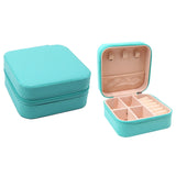 104847, FAUX LEATHER SQUARE JEWELRY BOX