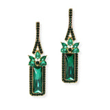104852, CHAMPAGNE BOTTLE LOOK RHINESTONE EARRING