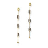 104869, GEOMETRIC BEADED DANGLE EARRING