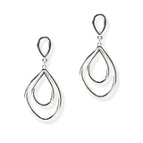104875, GEOMETRIC METAL DANGLE EARRING