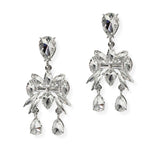 104889, MULTI SHAPE RHINESTONE DANGLE EARRING