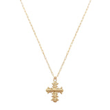 104894, VINTAGE CROSS PENDANT NECKLACE