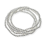 104922, LIGHTWEIGHT MULTI LAYERED BEADED STRETCH BRACELET