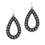 104985, WESTERN BALL TEXTURED TEARDROP DANGLE EARRING