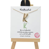 105005, GOLD DIPPED, PUFFY BUBBLE INITIAL NECKLACE