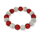 105041, SPARKLE FIREBALL BEADED STRETCH BRACELET