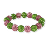 105041, SPARKLE FIREBALL BEADED STRETCH BRACELET