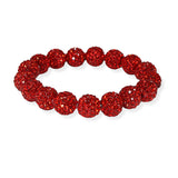 105041, SPARKLE FIREBALL BEADED STRETCH BRACELET
