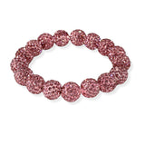 105041, SPARKLE FIREBALL BEADED STRETCH BRACELET