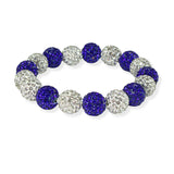 105041, SPARKLE FIREBALL BEADED STRETCH BRACELET