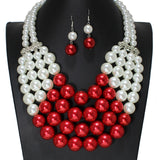 105044, BOLD PEARL STATEMENT NECKLACE