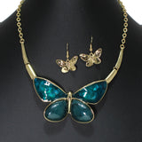 105101, BUTTERFLY CELLULOID ACETATE NECKLACE