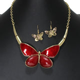 105101, BUTTERFLY CELLULOID ACETATE NECKLACE