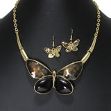 105101, BUTTERFLY CELLULOID ACETATE NECKLACE