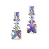 105174, GEOMETRIC RHINESTONE EARRING