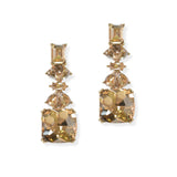 105174, GEOMETRIC RHINESTONE EARRING