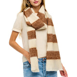 105237, STRIPE SOFT FEEL OBLONG SCARF